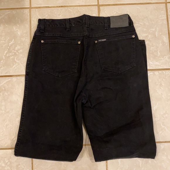 HARLEY-DAVIDSON BLACK PANTS SIZE 36/34 LENGTH 33 - Picture 8 of 10